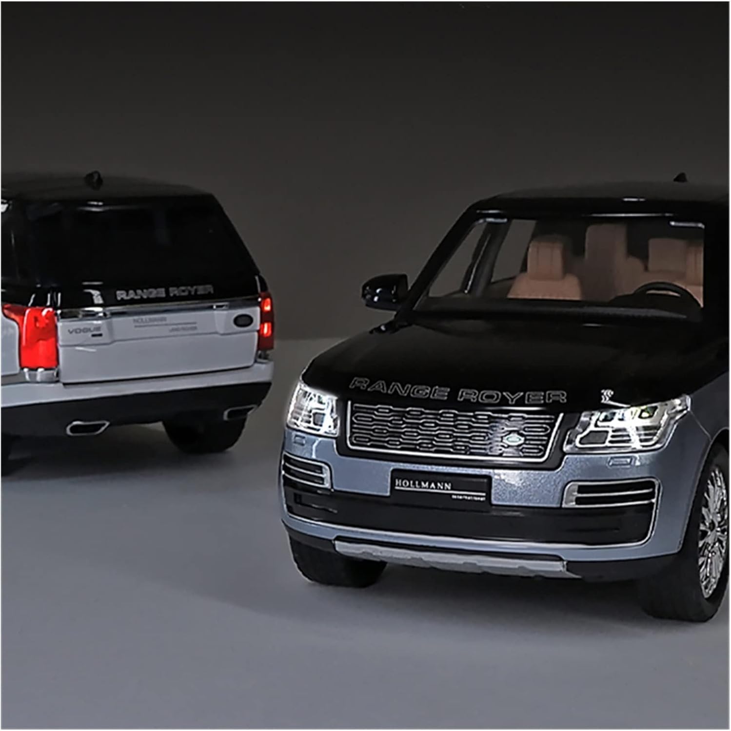 Aetron 1:24 Land Range Diecast Car Model – Alloy Metal Replica with Lights, Sounds & Opening Doors (Blue)