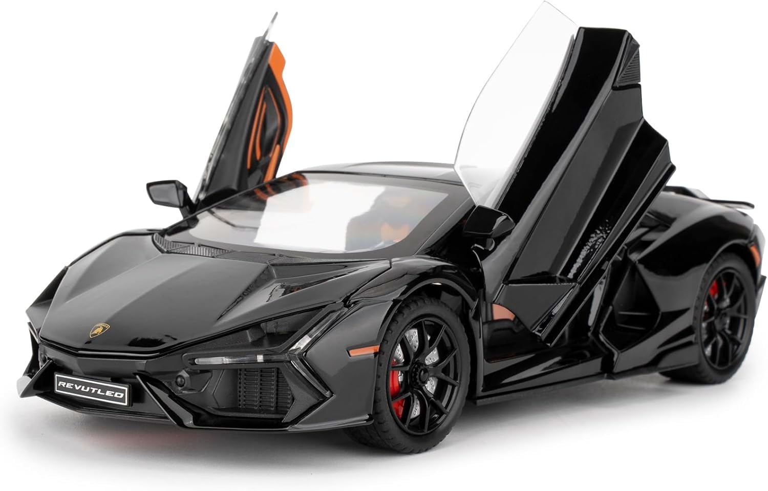 Aetron 1:24 Scale Luxury Sports Car – Revuelto Inspired (Red & Black)